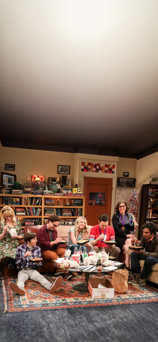 生活大爆炸手机壁纸｜美剧背景图片 - 经典客厅群像「哲风壁纸」