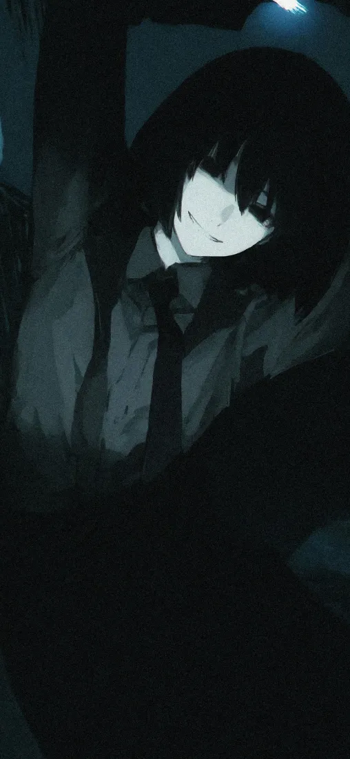 暗黑少女手机壁纸｜阴森背景图片 - 动漫少女「哲风壁纸」