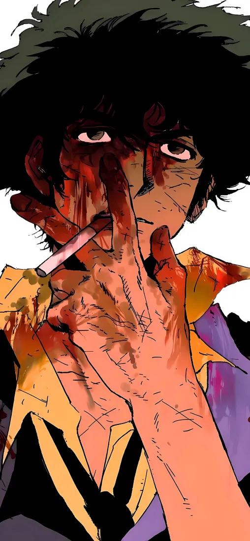 斯派克・斯皮格尔手机壁纸｜星际牛仔背景图片 - 经典动漫男主「哲风壁纸」