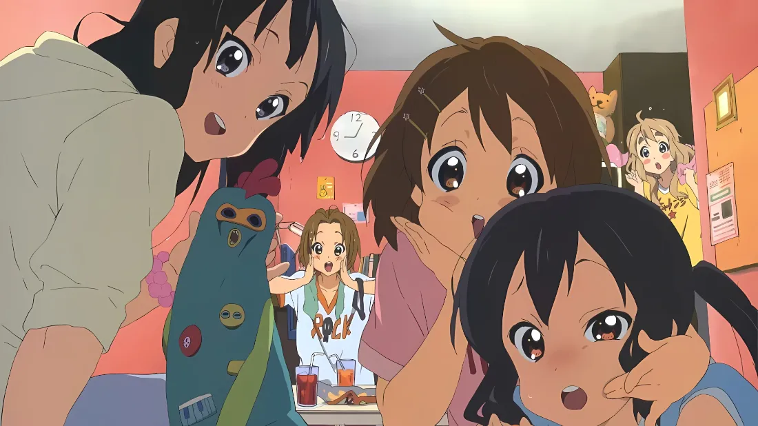 2k轻音少女壁纸｜核心主角团背景图片 - 社团日常「哲风壁纸」