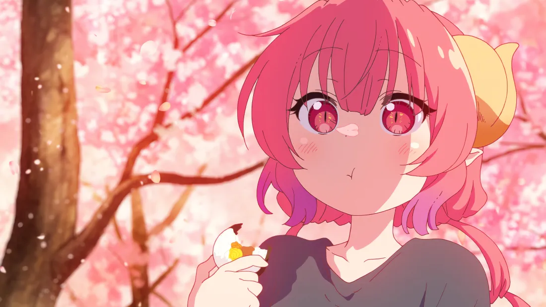 4k伊露露壁纸｜樱花背景图片 - 小林家的龙女仆「哲风壁纸」