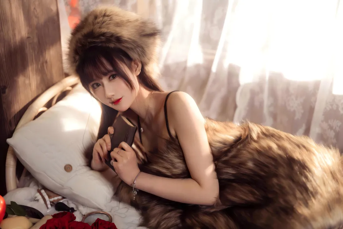 5k兽耳美女壁纸｜室内背景图片 - 私房写真「哲风壁纸」