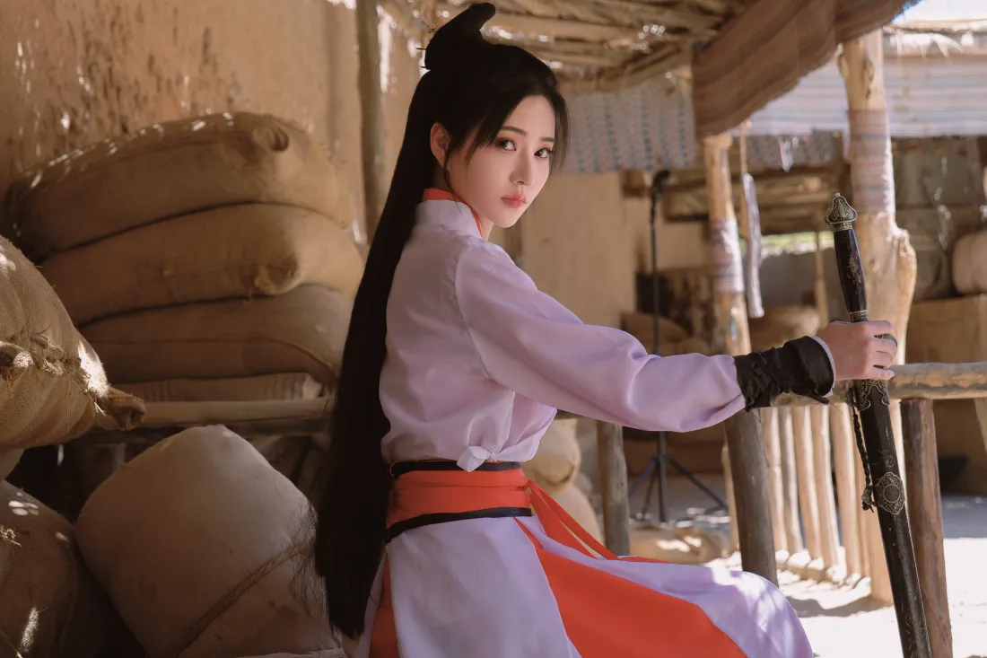 6k武侠壁纸｜古风背景图片 - 古代侠女「哲风壁纸」