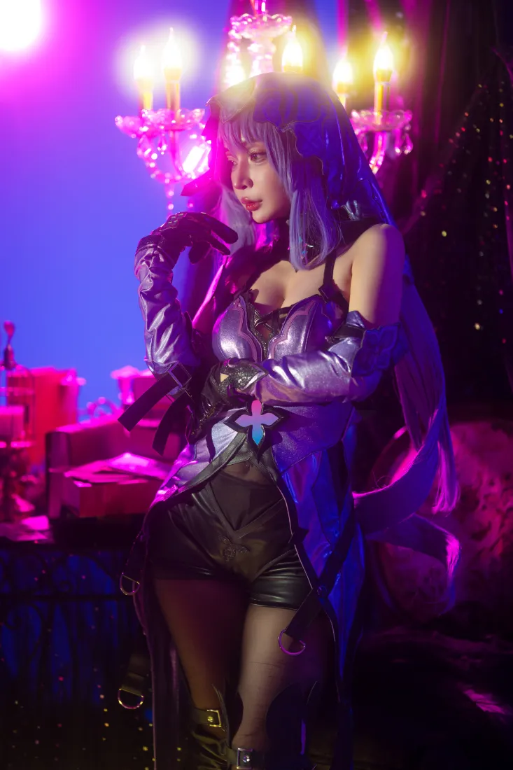 黑天鹅手机壁纸｜紫色背景图片 - 塔罗牌cos「哲风壁纸」