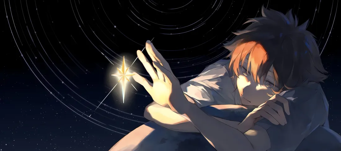 5k路明非壁纸｜龙族背景图片 - 黑夜捧星「哲风壁纸」