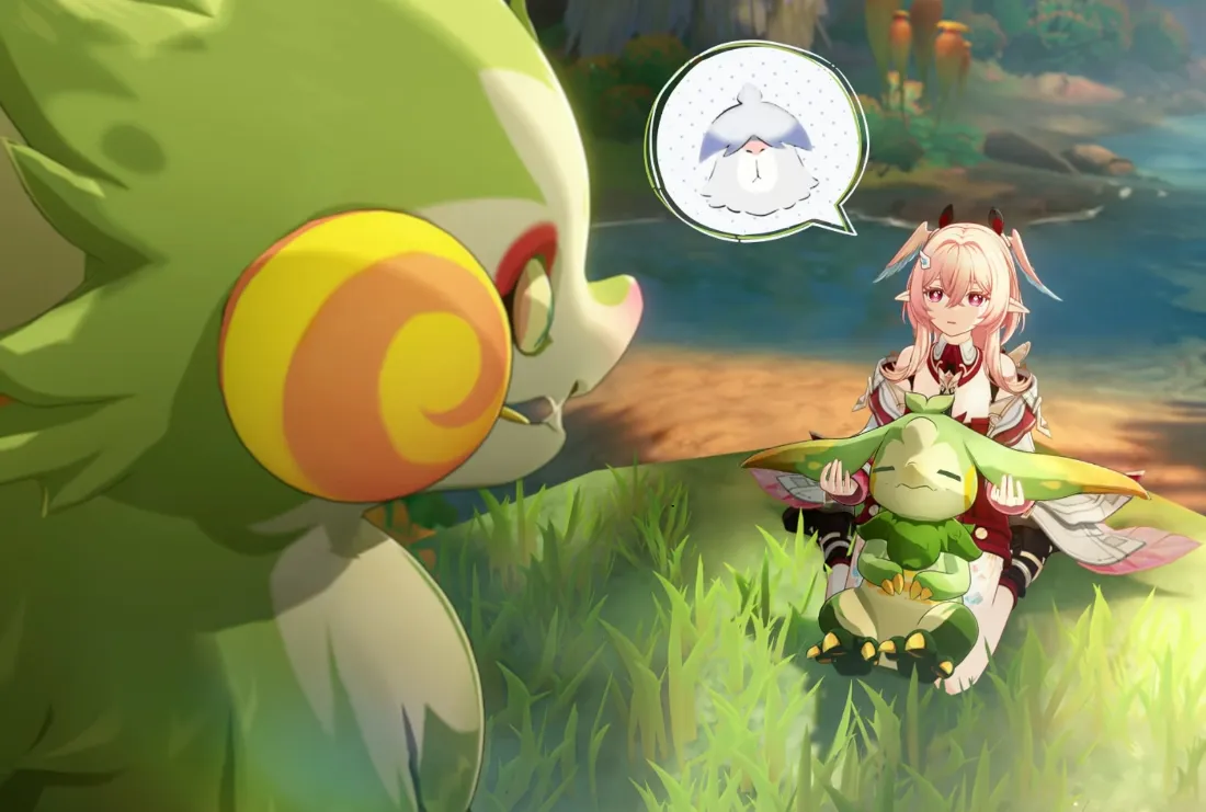 2k莉奈娅壁纸｜原神背景图片 - 兰那罗同框「哲风壁纸」