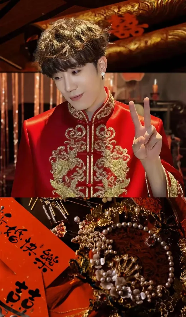 十个勤天手机壁纸｜手机背景图片 - 中式新婚「哲风壁纸」