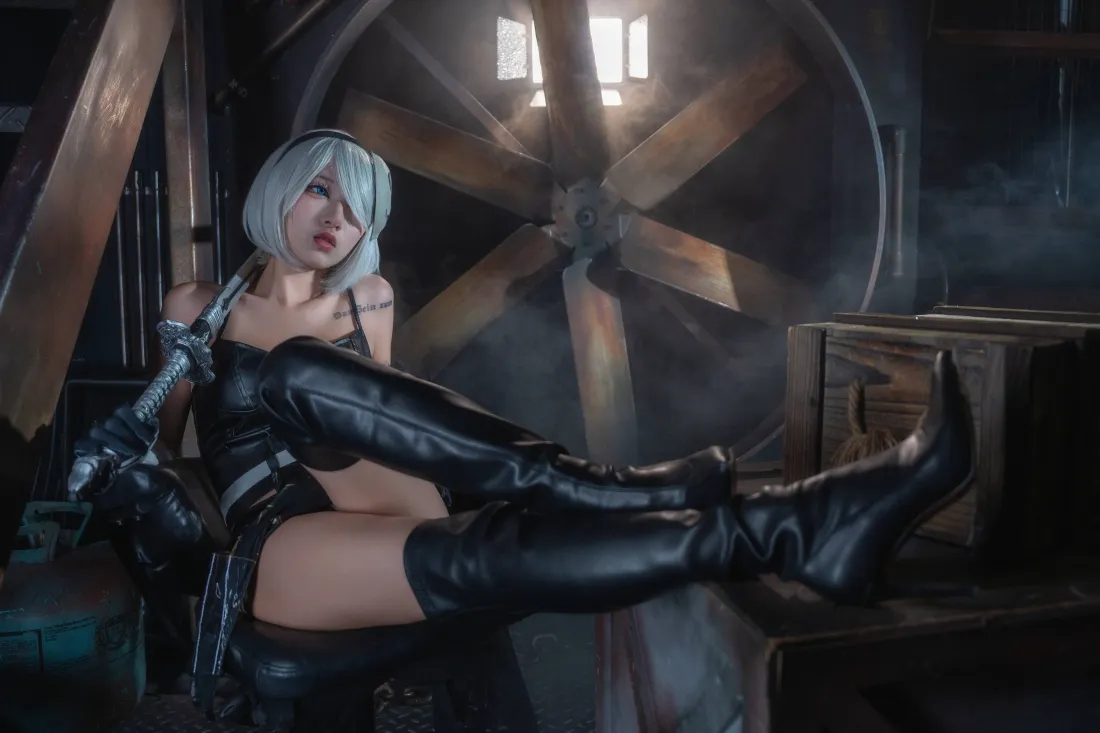 3k2B壁纸｜工业风背景图片 - 尼尔机械纪元「哲风壁纸」