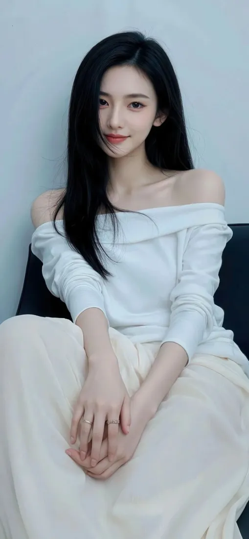 气质美女手机壁纸｜简约背景图片 - iOS手机「哲风壁纸」