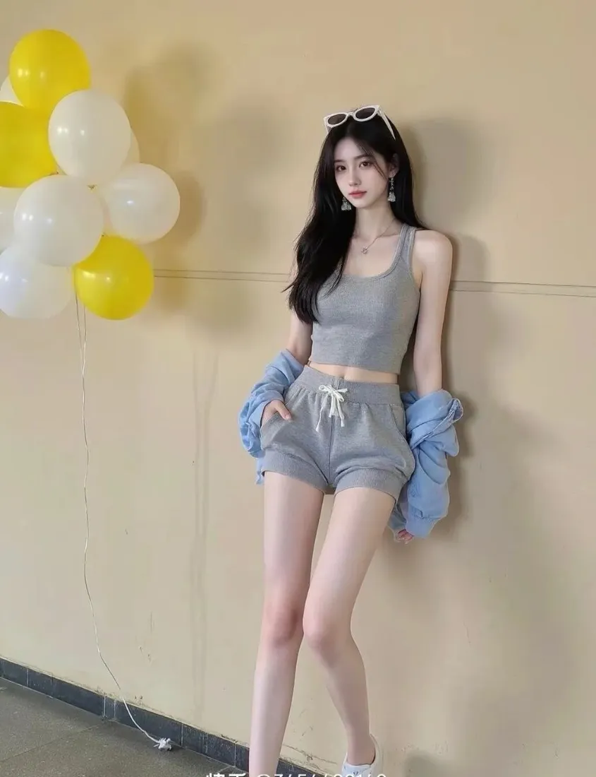 长发美女手机壁纸｜休闲穿搭背景图片 - 清新日常「哲风壁纸」