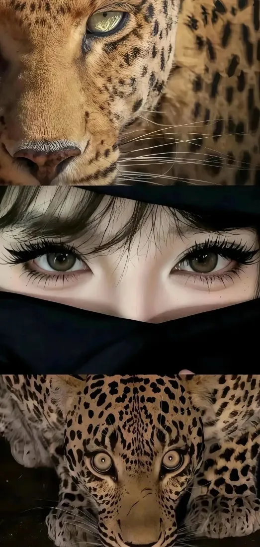 二次元美女手机壁纸｜花豹背景图片 - iOS「哲风壁纸」