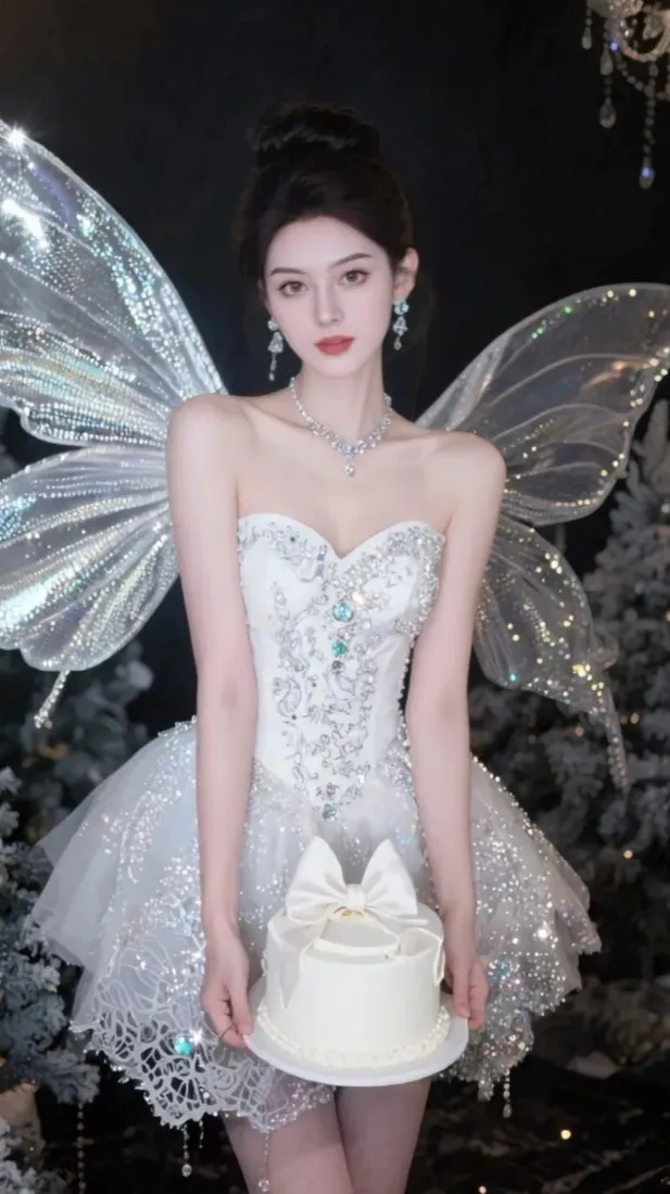 精灵美女手机壁纸｜仙气背景图片 - 生日写真「哲风壁纸」