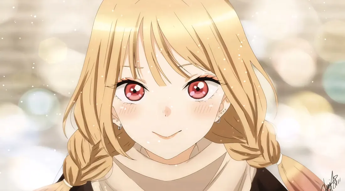 5k喜多川海梦壁纸｜动漫背景图片 - 红瞳少女「哲风壁纸」
