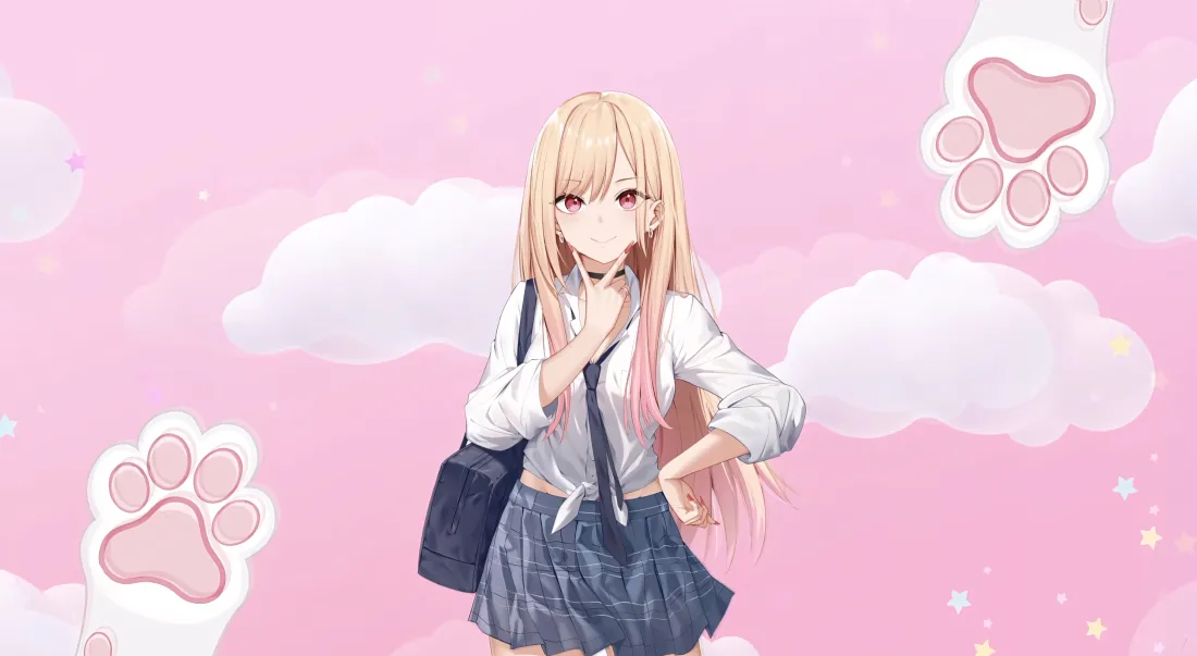 5k喜多川海梦壁纸｜更衣人偶坠入爱河背景图片 - 粉系JK「哲风壁纸」