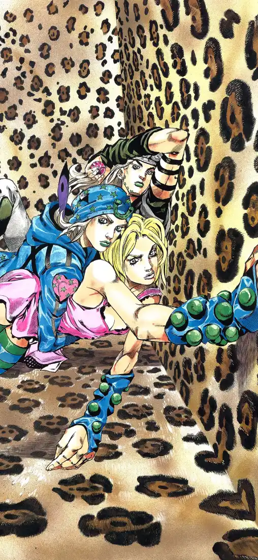 JoJo的奇妙冒险手机壁纸｜豹纹背景图片 - 乔尼露西杰洛「哲风壁纸」