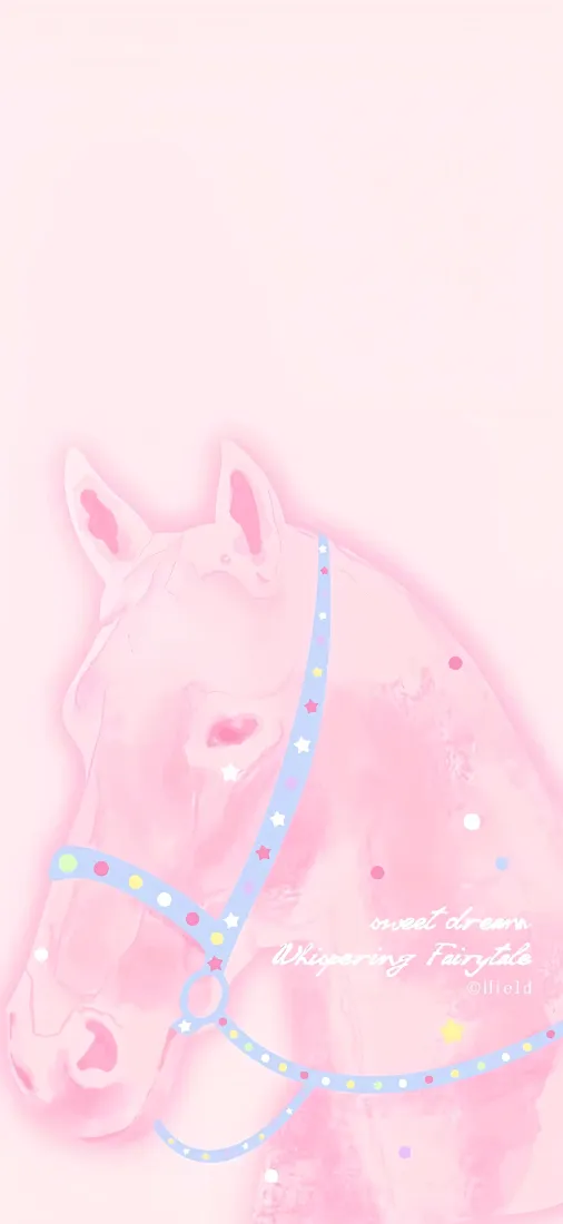 粉色小马手机壁纸｜卡通背景图片 - 软萌清新「哲风壁纸」
