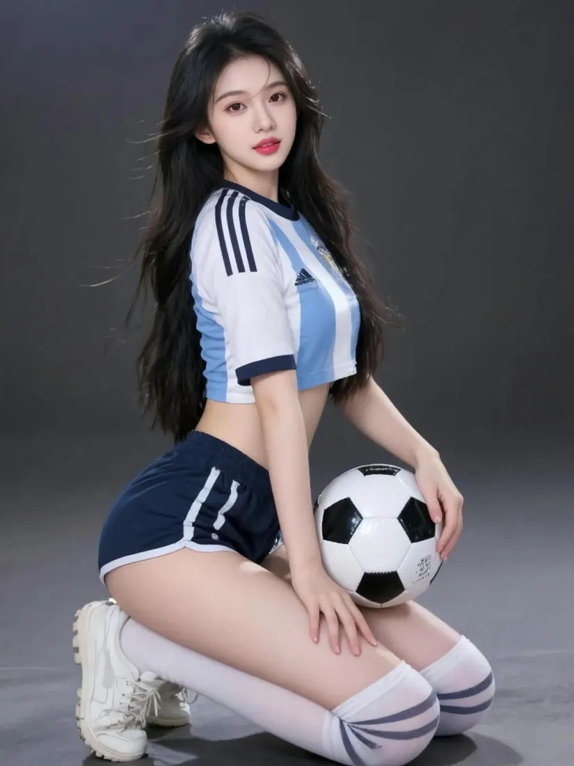 足球宝贝手机壁纸｜手机背景图片 - 阿根廷球衣「哲风壁纸」