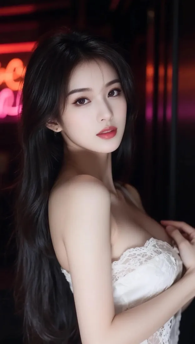 黑发长发气质美女手机壁纸｜氛围感背景图片 - 性感御姐「哲风壁纸」