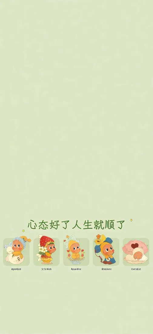 泡泡玛特手机壁纸｜星星人背景图片 - 治愈正能量「哲风壁纸」