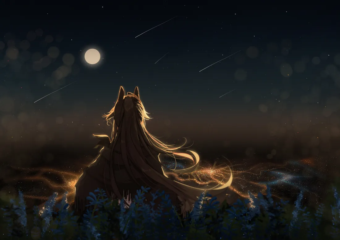 2k阿米娅壁纸｜明日方舟背景图片 - 月夜流星「哲风壁纸」