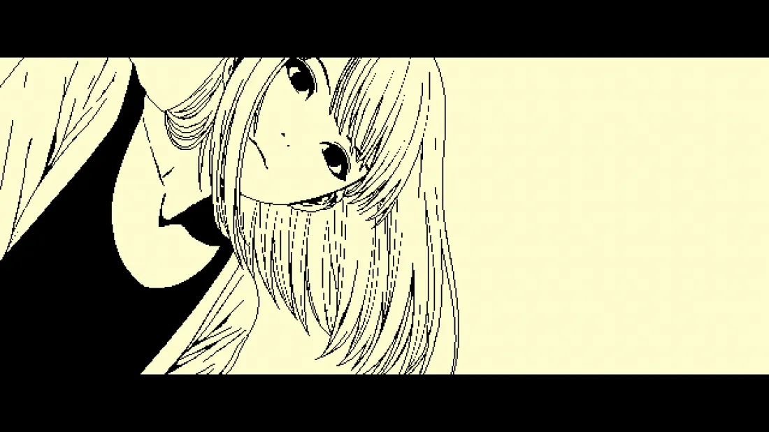 3k像素风格壁纸｜动漫少女背景图片 - 线稿手绘「哲风壁纸」