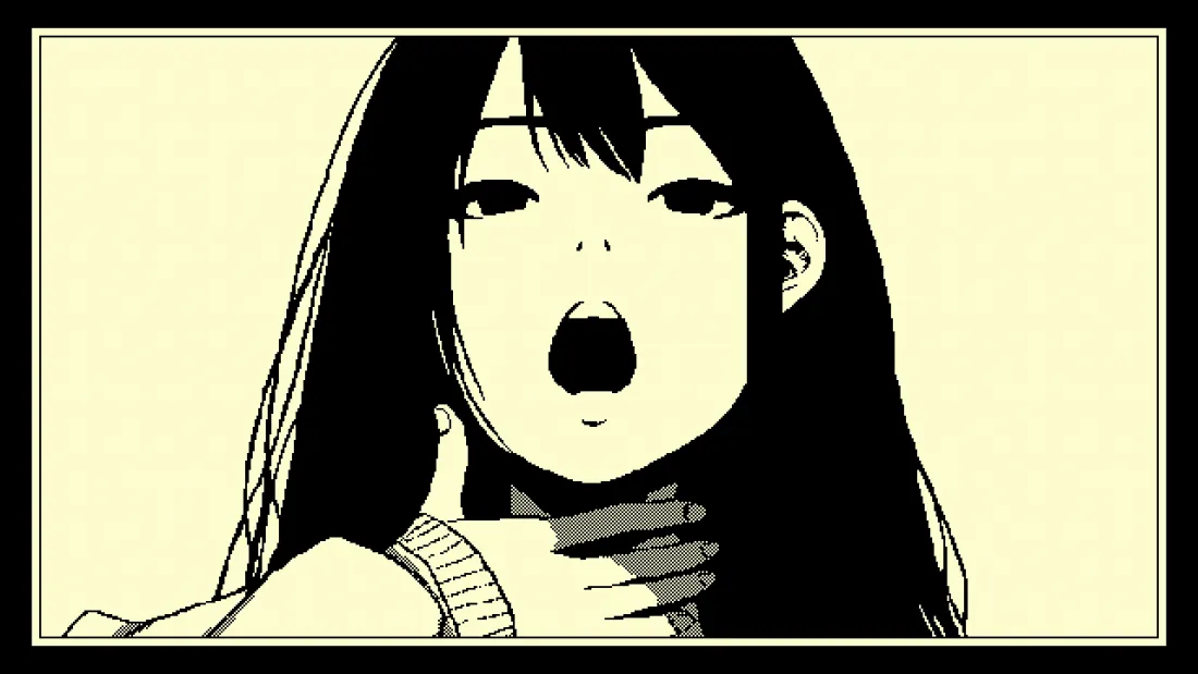 3k像素风长发少女壁纸｜简约背景图片 - 二次元「哲风壁纸」