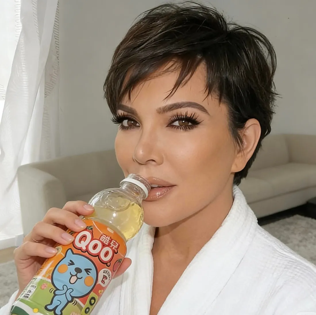 2k克里斯·詹娜壁纸｜酷儿饮料背景图片 - 电子财神「哲风壁纸」