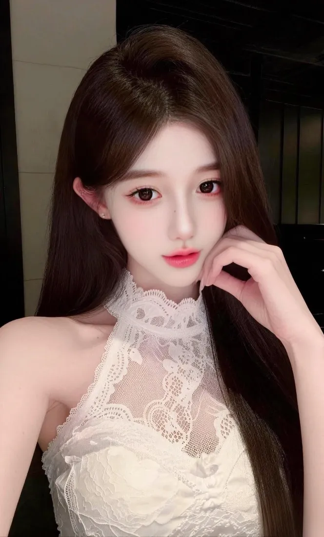 长发美女手机壁纸｜室内背景图片 - 纯欲「哲风壁纸」