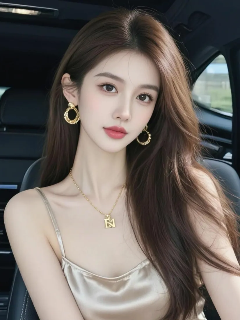 精致气质美女手机壁纸｜车内背景图片 - 氛围感御姐「哲风壁纸」