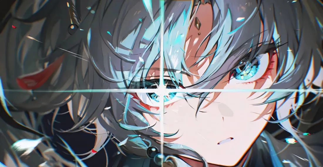 3k艾尔海森壁纸｜绿色瞳孔背景图片 - 闪光二次元「哲风壁纸」