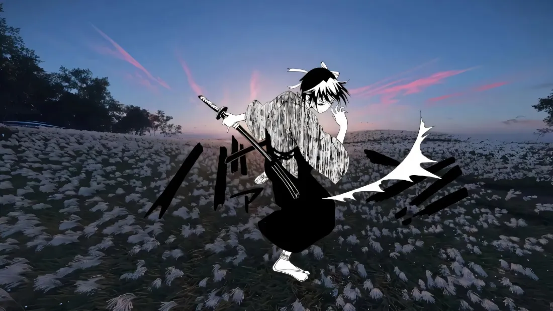 3k鸫诚士郎壁纸｜黄昏海岸背景图片 - 故障风动漫伪恋「哲风壁纸」