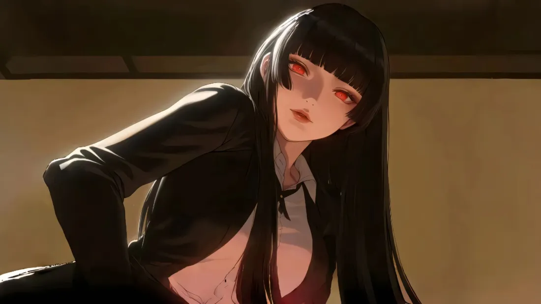 3k蛇喰梦子壁纸｜狂赌之渊背景图片 - 红瞳少女「哲风壁纸」