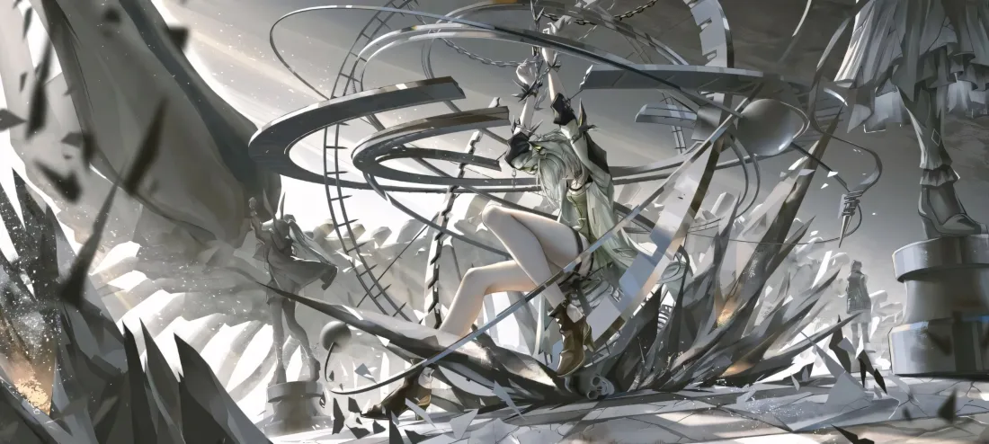 3k霍尔海雅壁纸｜明日方舟背景图片 - 科幻机械场景「哲风壁纸」