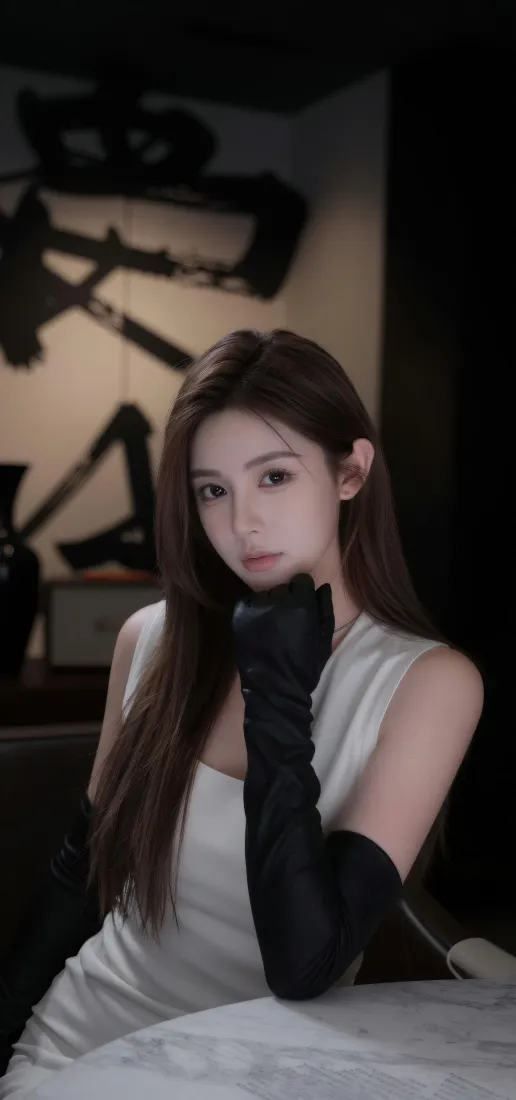 气质长发御姐手机壁纸｜手机背景图片 - 高级暗调氛围感「哲风壁纸」