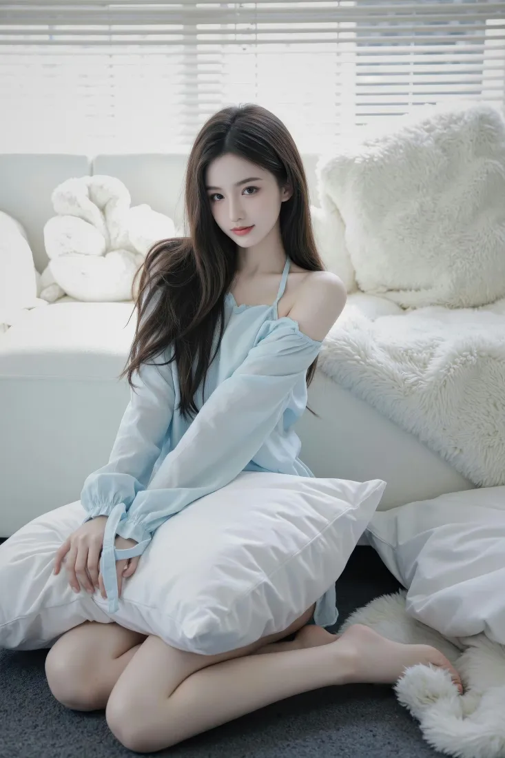 清纯美女手机壁纸｜居家背景图片 - 清新温柔「哲风壁纸」