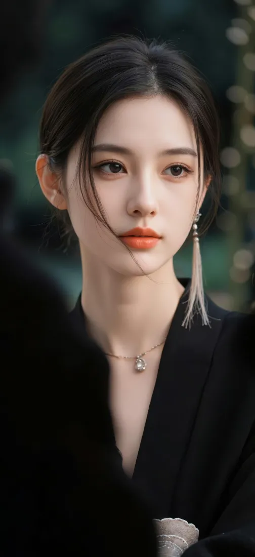 清冷美女手机壁纸｜户外背景图片 - 高级氛围感「哲风壁纸」