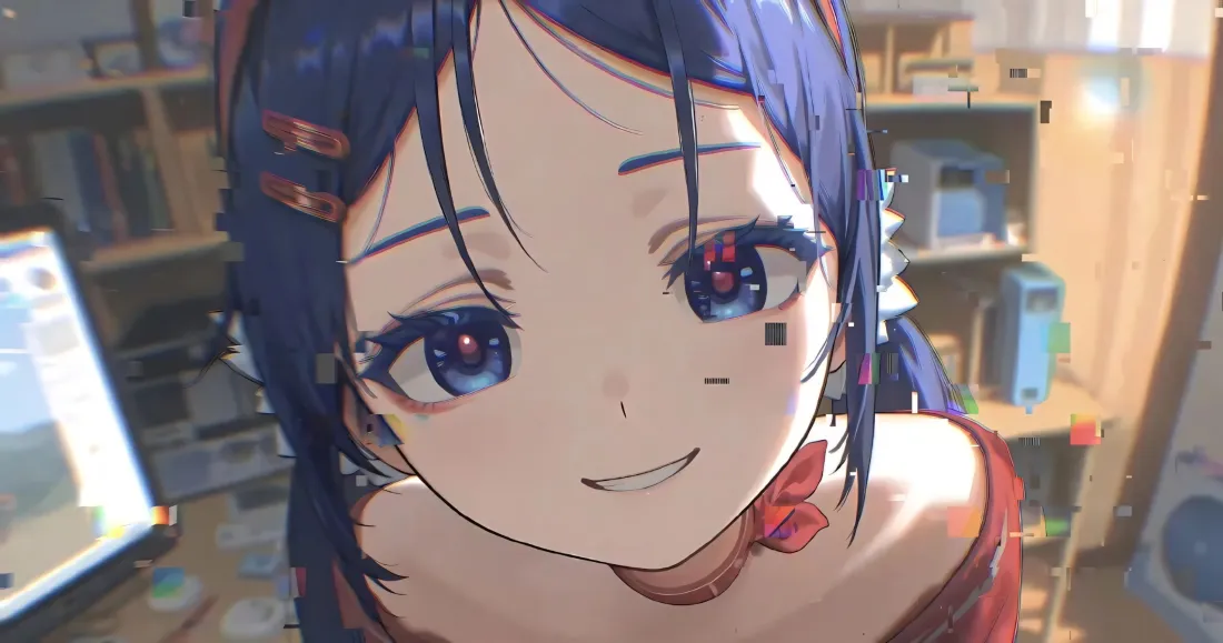 3k米塔壁纸｜MiSide游戏背景图片 - 二次元蓝发少女「哲风壁纸」