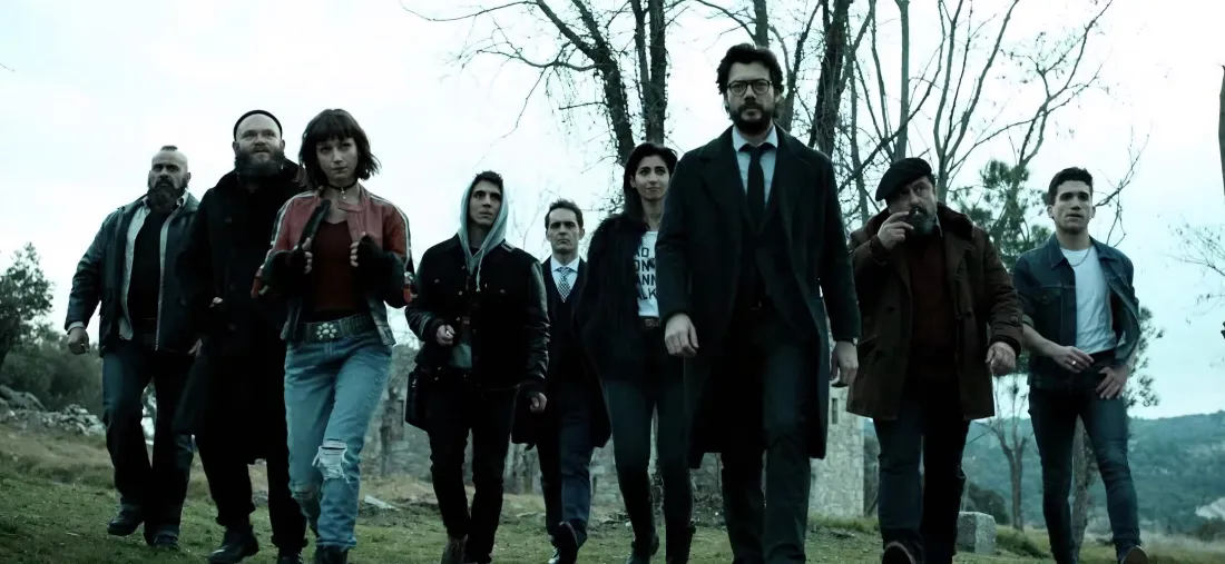 5k纸钞屋壁纸｜西班牙神剧背景图片 - 主角群像「哲风壁纸」