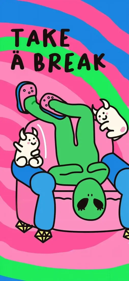 抽象外星人手机壁纸｜搞怪背景图片 - 休闲放松「哲风壁纸」