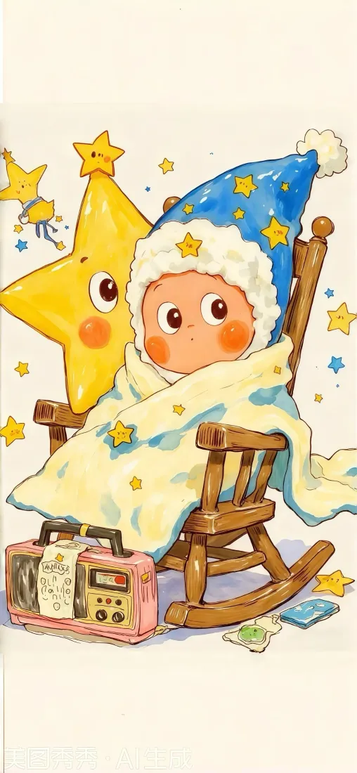 泡泡玛特手机壁纸｜星星人背景图片 - 可爱治愈插画「哲风壁纸」