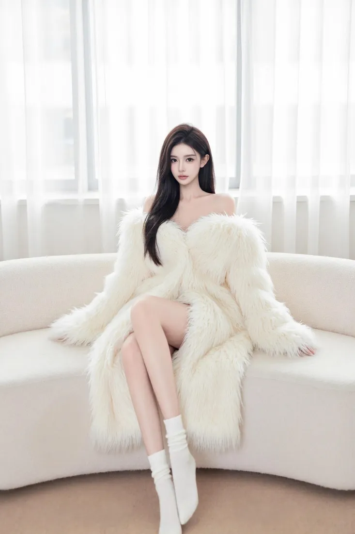 纯欲美女手机壁纸｜简约室内背景图片 - 奶系穿搭「哲风壁纸」