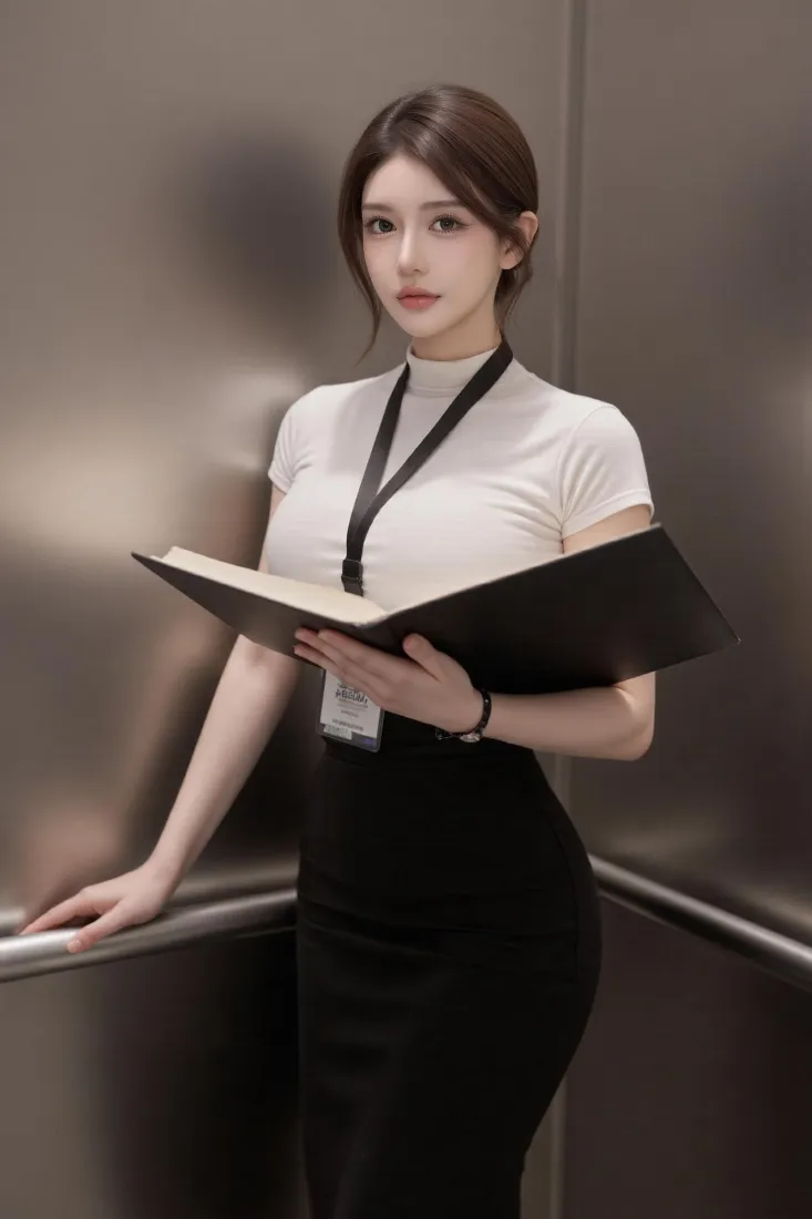 职场美女手机壁纸｜简约背景图片 - 气质御姐「哲风壁纸」