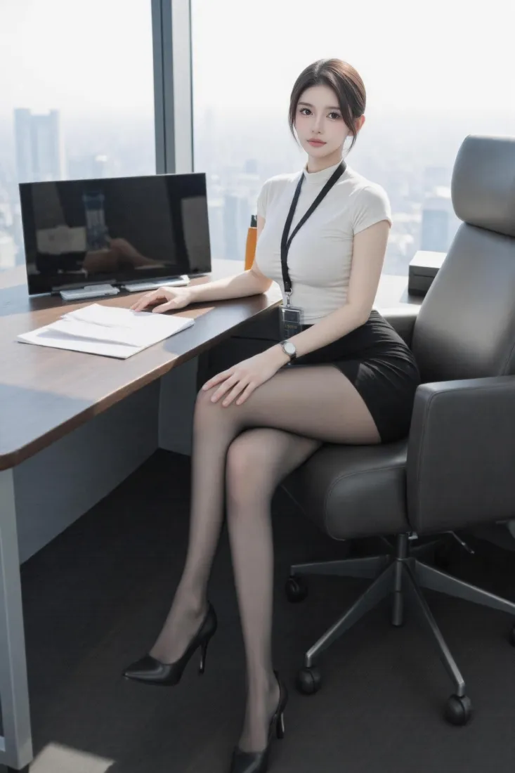 职场OL手机壁纸｜办公背景图片 - 气质女神「哲风壁纸」