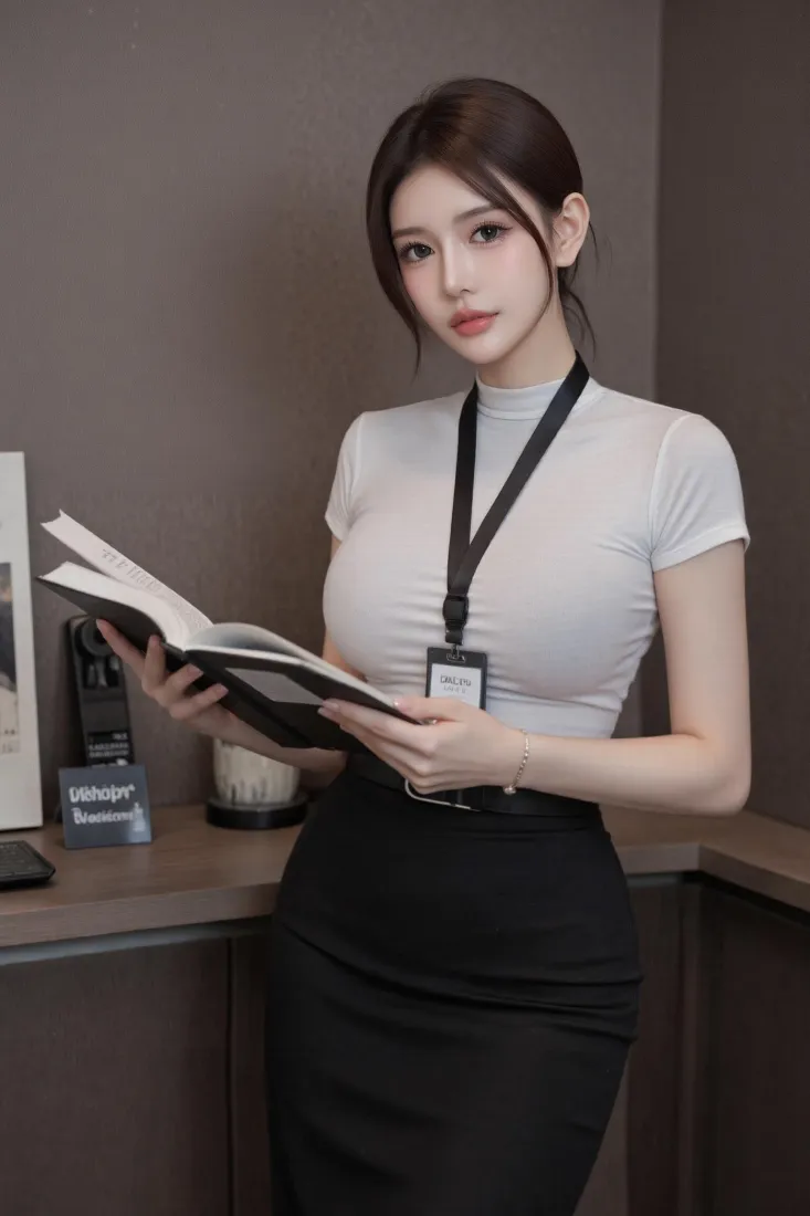 职场美女手机壁纸｜手机背景图片 - 知性白领「哲风壁纸」