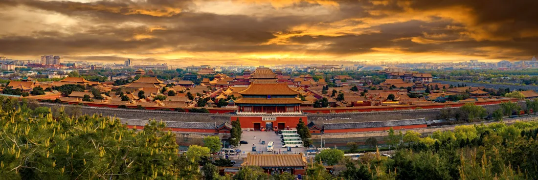 13k故宫壁纸｜黄昏背景图片 - 北京皇城「哲风壁纸」