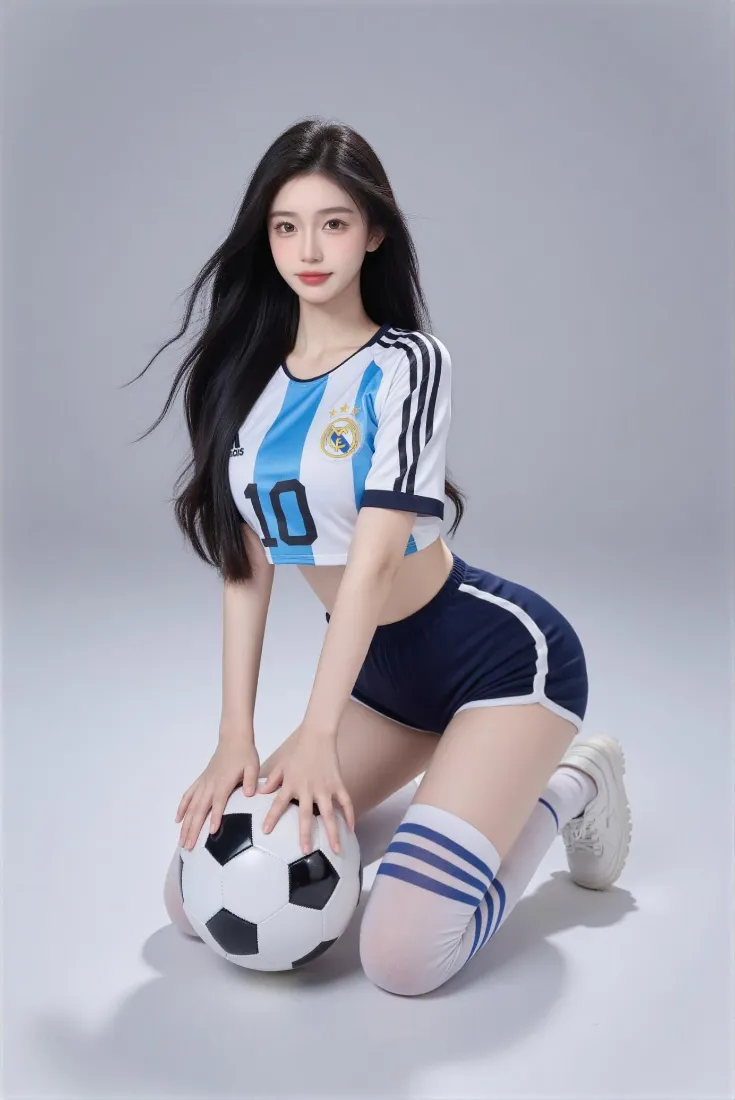 足球宝贝手机壁纸｜手机背景图片 - 阿根廷球衣「哲风壁纸」