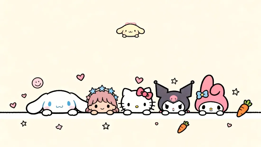 2k三丽鸥壁纸｜可爱背景图片 - 卡通角色合集「哲风壁纸」