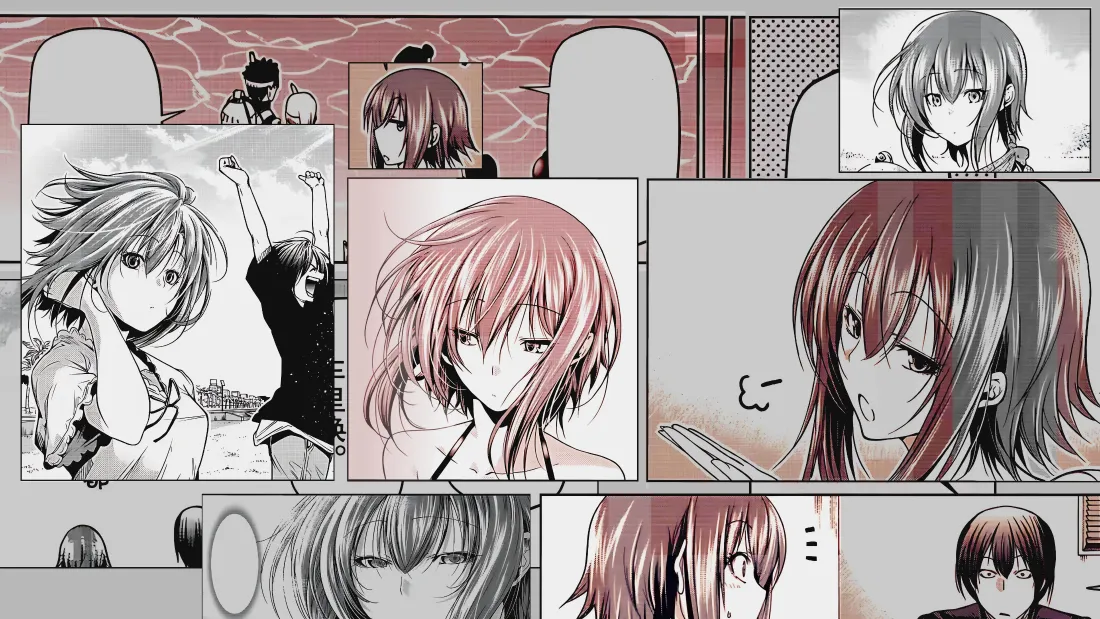 4k碧蓝之海千纱壁纸｜漫画分镜背景图片 - 粉发少女「哲风壁纸」