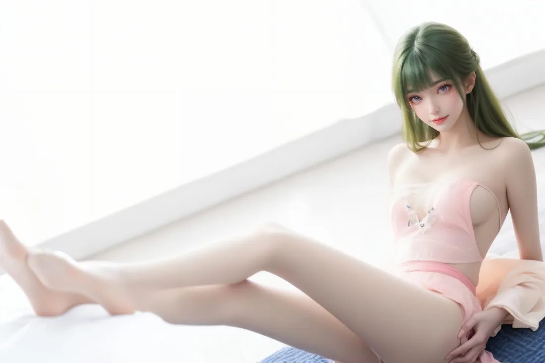 5k芙蕖壁纸｜性感美女背景图片 - 清凉居家穿搭「哲风壁纸」