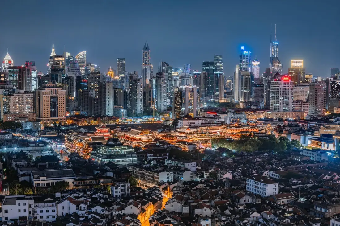 3k繁华城市夜景壁纸｜现代都市背景图片 - 平板「哲风壁纸」